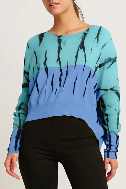 Planet Cotton Let it Bleed Crewneck Sweater