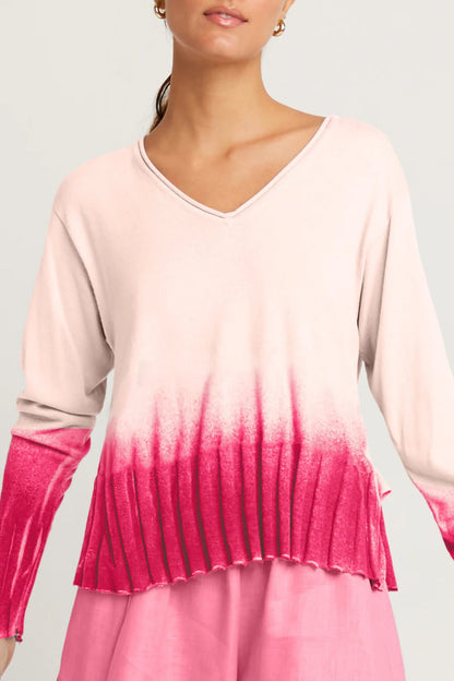 Planet Faded Glory V Neck Sweater