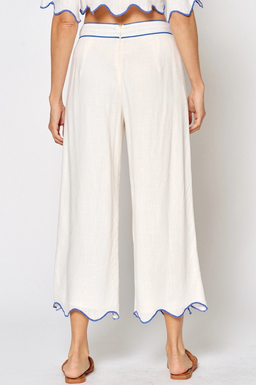 Embroidered Woven Pants