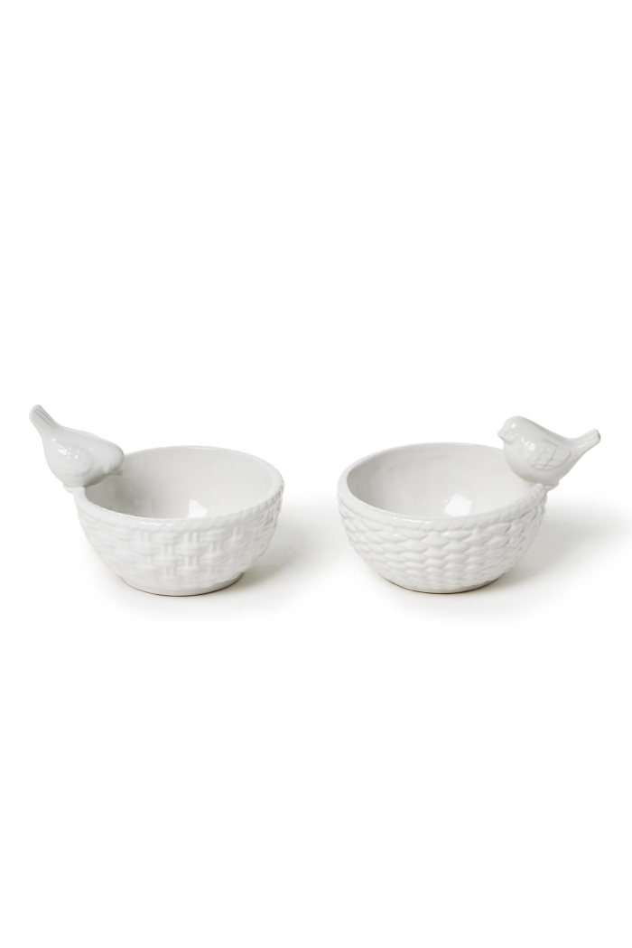 BIRD TIDBIT DISH