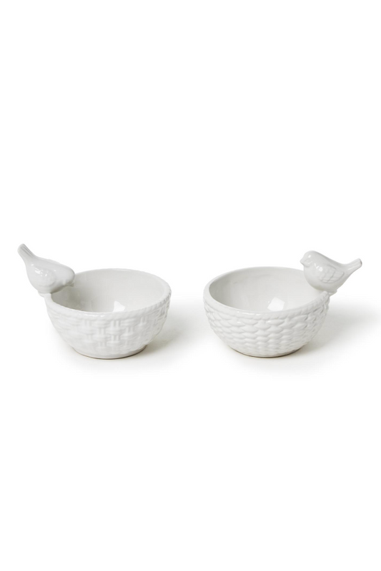 BIRD TIDBIT DISH