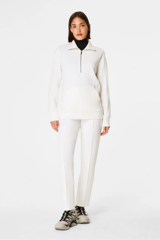 Air Essentials Luxe Tapered Pant- Powder
