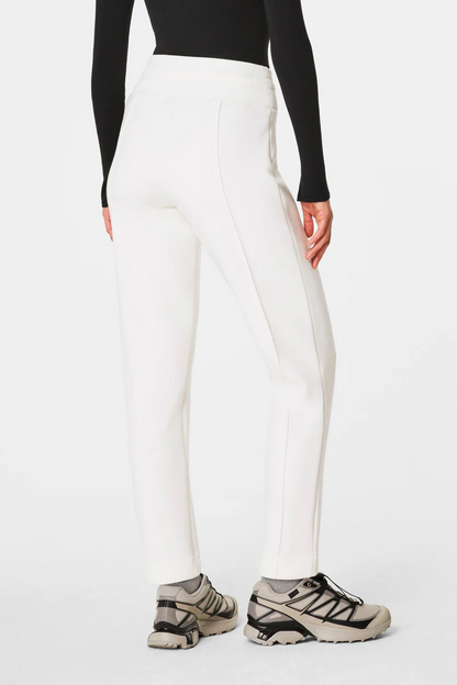 Air Essentials Luxe Tapered Pant- Powder
