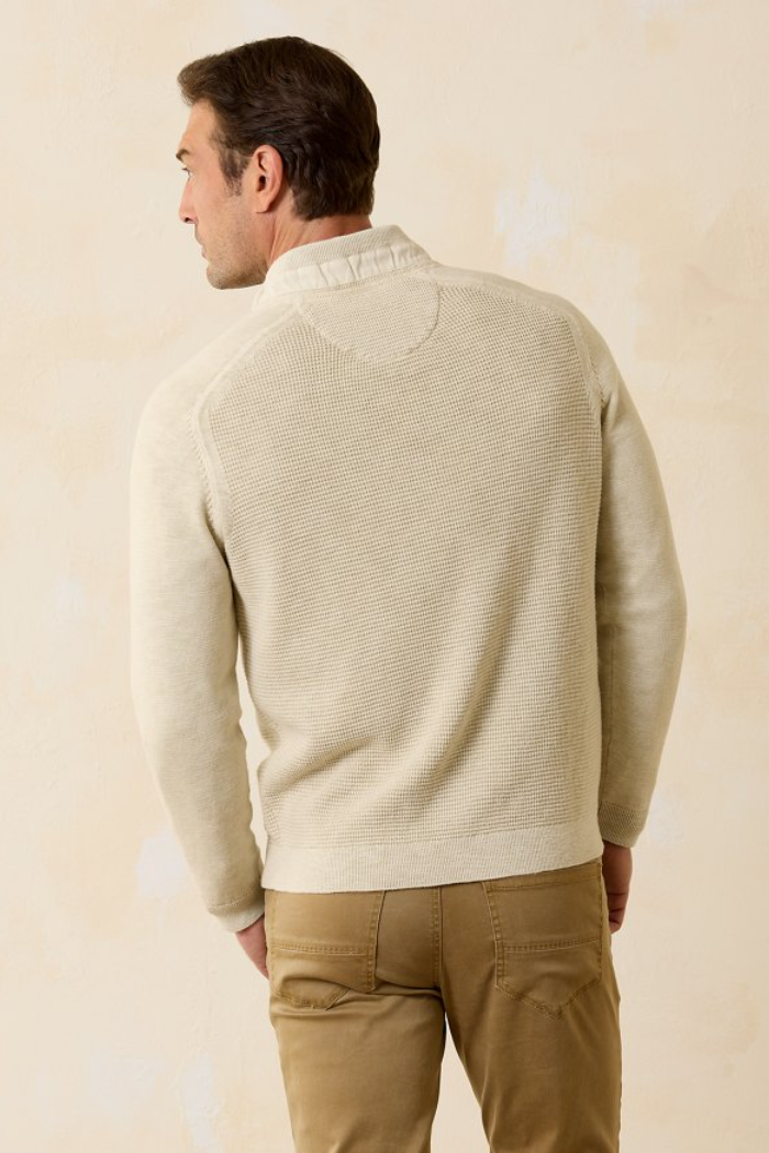 Tidemark Half Zip- French Clay