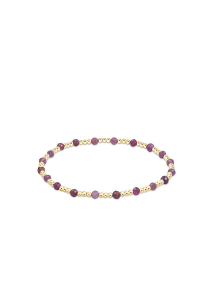 Gold Sincerity 3MM Bead Bracelet