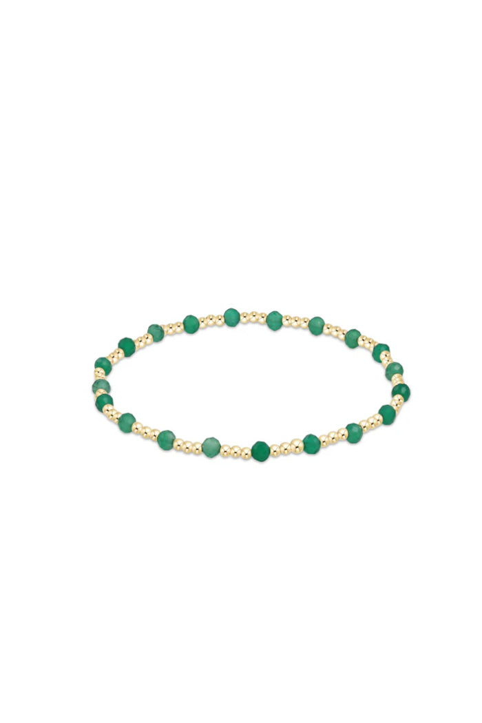 Gold Sincerity 3MM Bead Bracelet