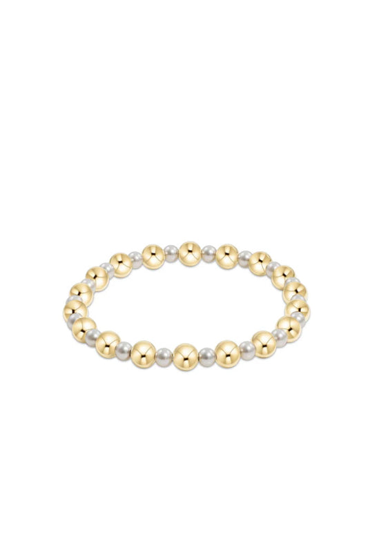 Pearl Grateful 6MM Bead Bracelet