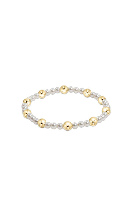 Pearl Sincerity 6MM Bead Bracelet