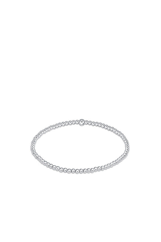Classic Sterling 2.5MM Bead Bracelet