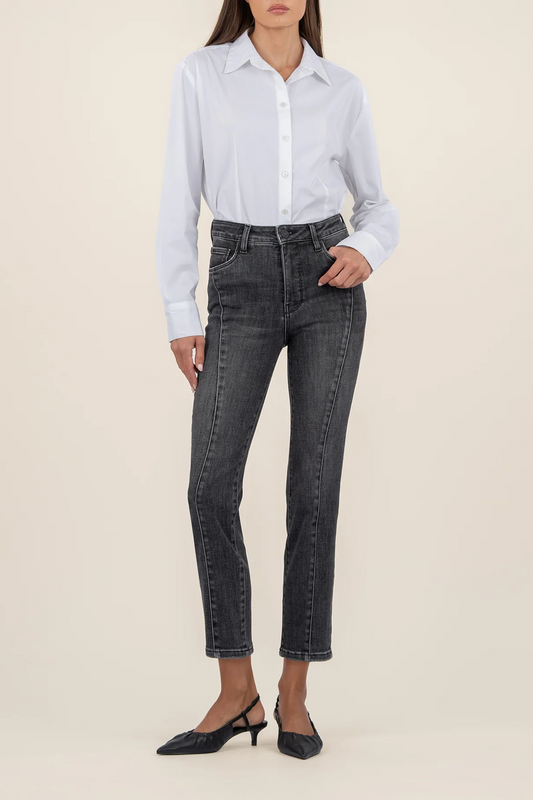 Reese High Rise Fab Ab - Create W/ Grey Base Wash