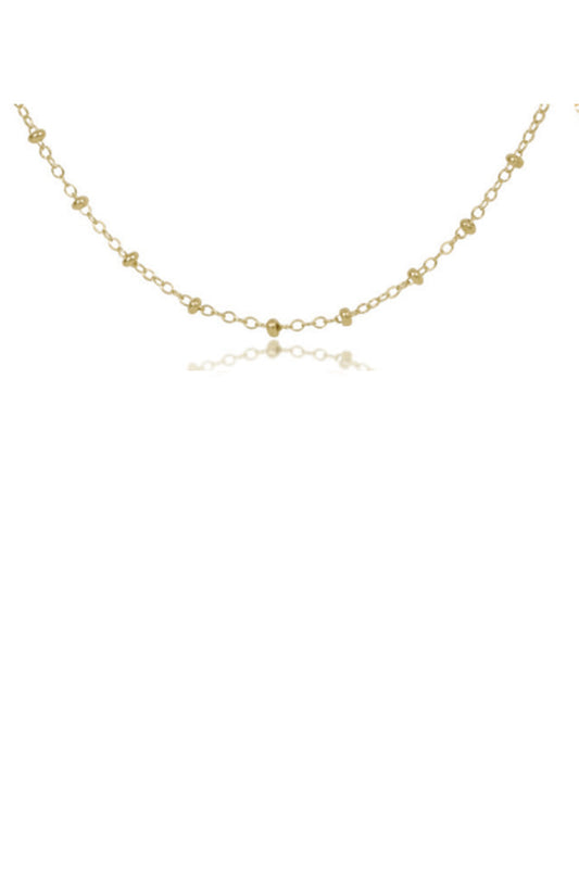 15" Choker Simplicity 2MM Gold
