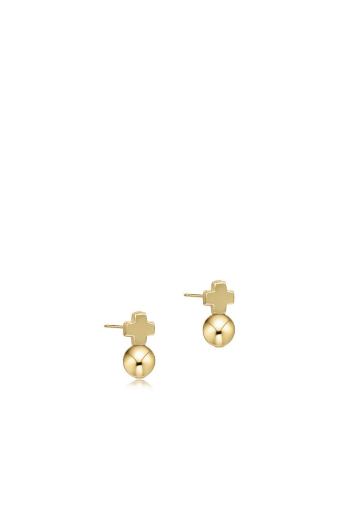 Signature Cross Gold Stud