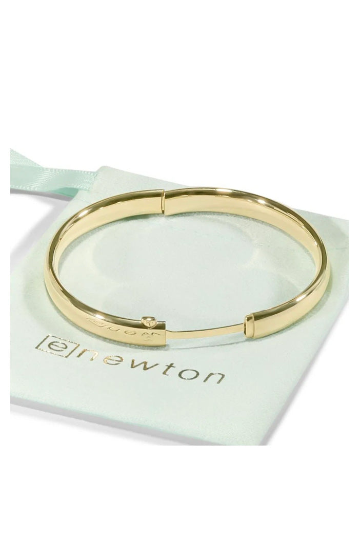 Cherish Gold Medium Bangle Bracelet