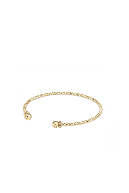 Classic Gold 2MM Bead Cuff