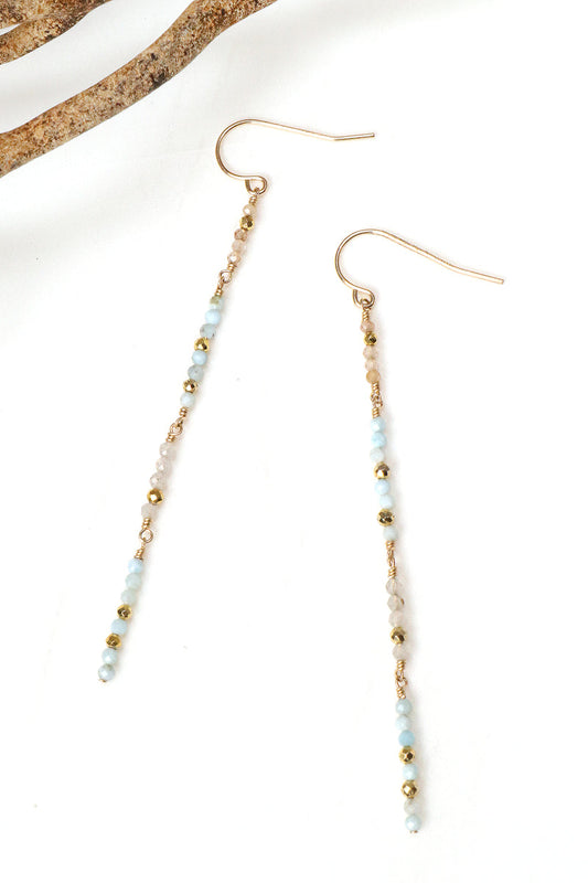 Larimar Duster Earrings