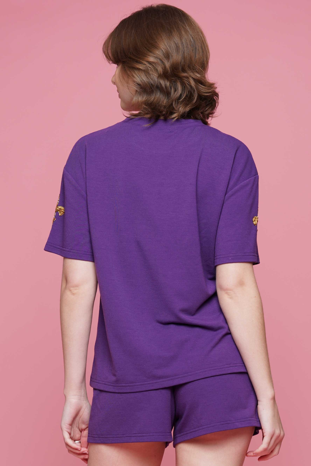 SS Allover Fleur de Lis Top