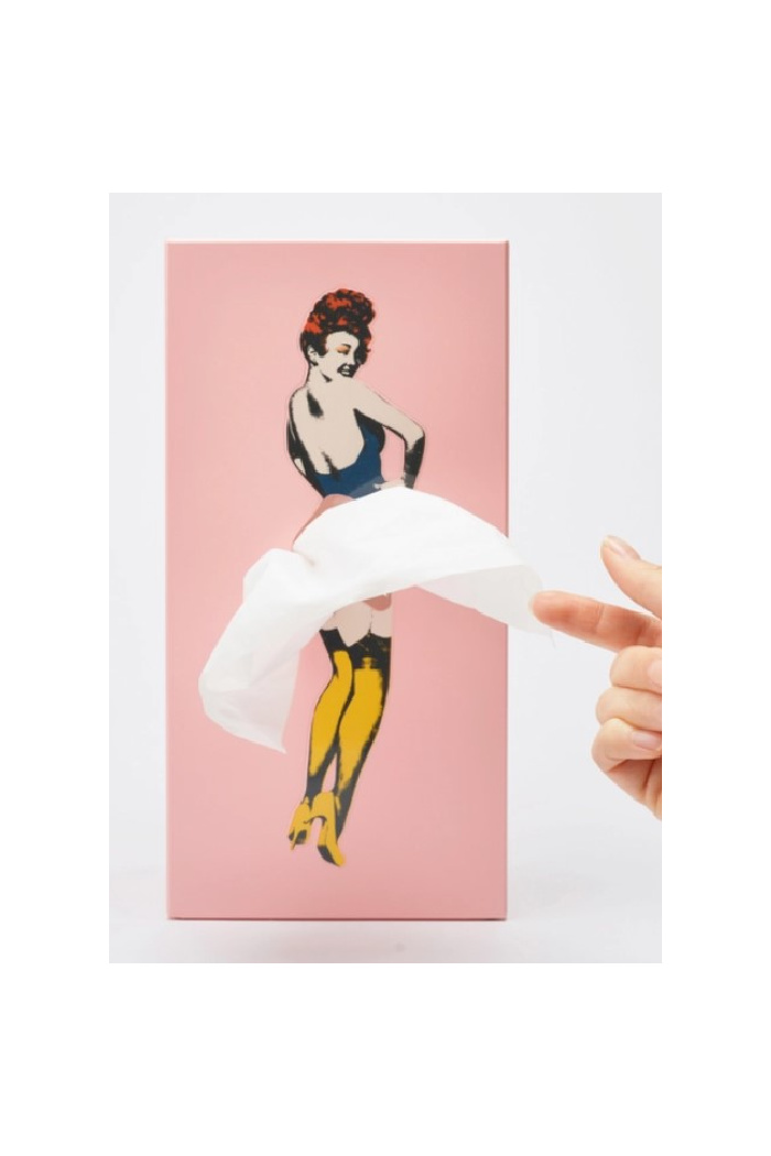 Flying Skirt Tissue Box