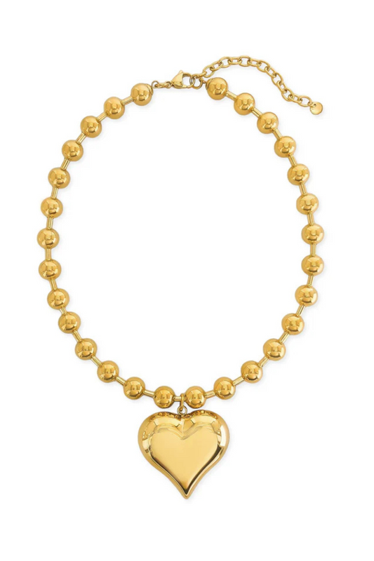 Puffy Heart Necklace