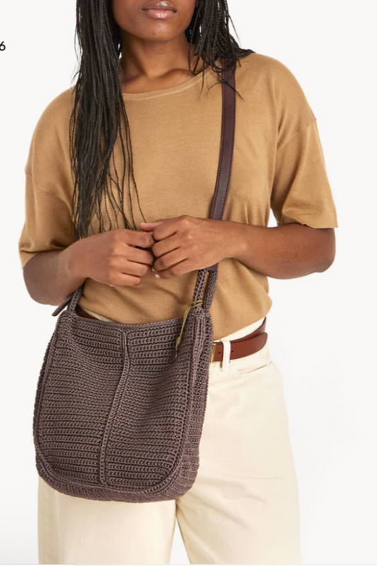 Los Feliz Mushroom Slouchy Crossbody Crochet