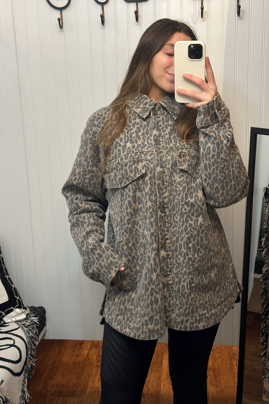 Cheetah Utility Jacket