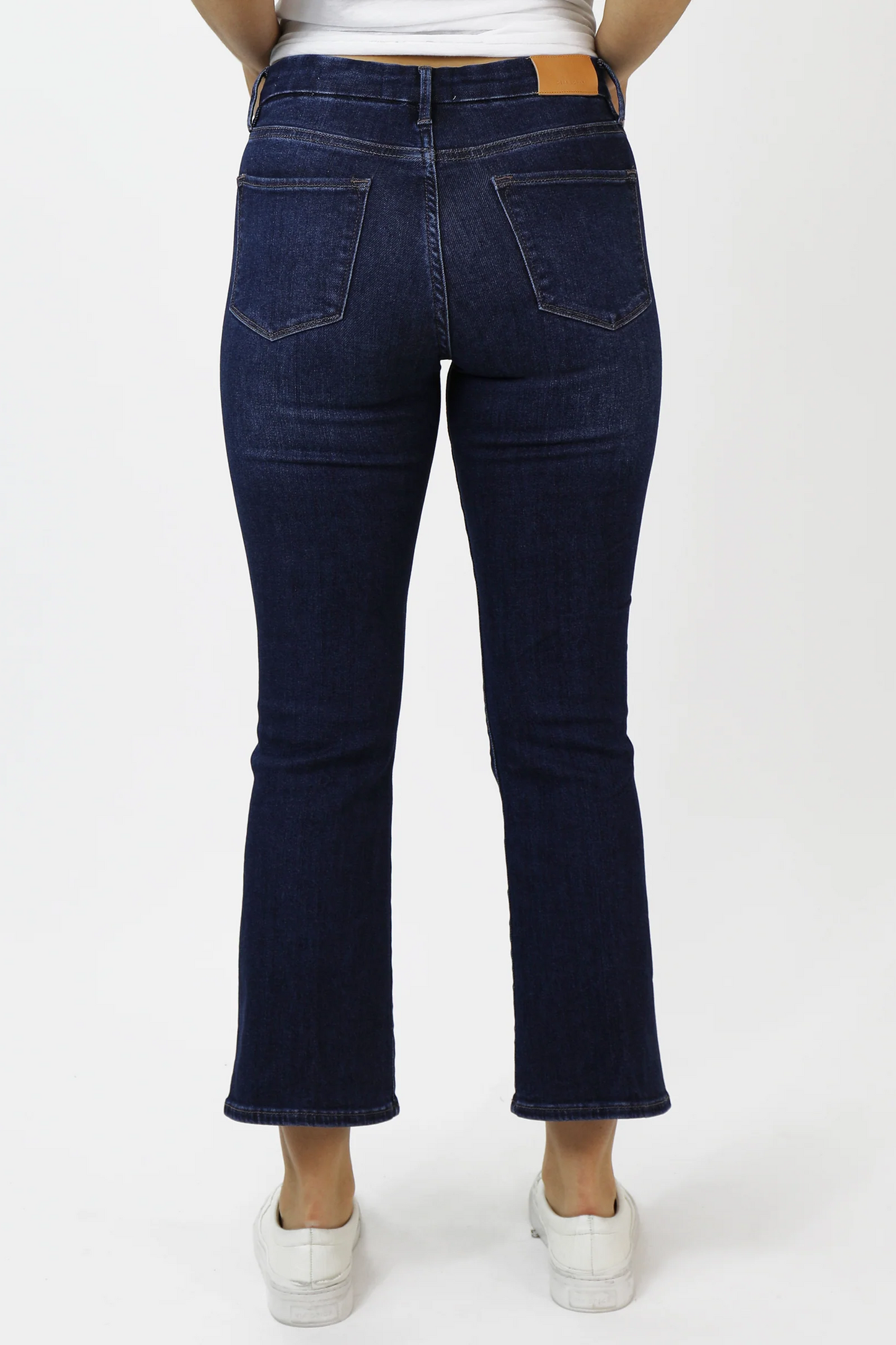 Jeanne Super High Rise Cropped Flare Jeans