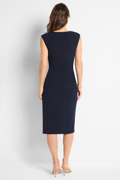 Side Ruche Knit Dress