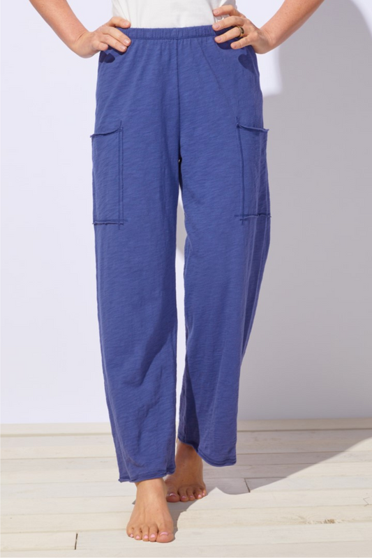 Pull-On Slub Knit Cargo Pant