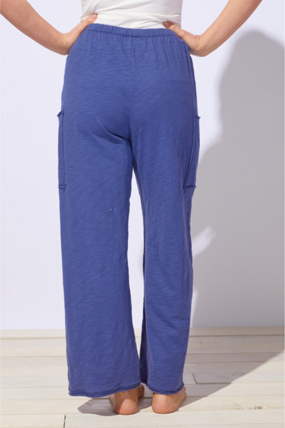 Pull-On Slub Knit Cargo Pant