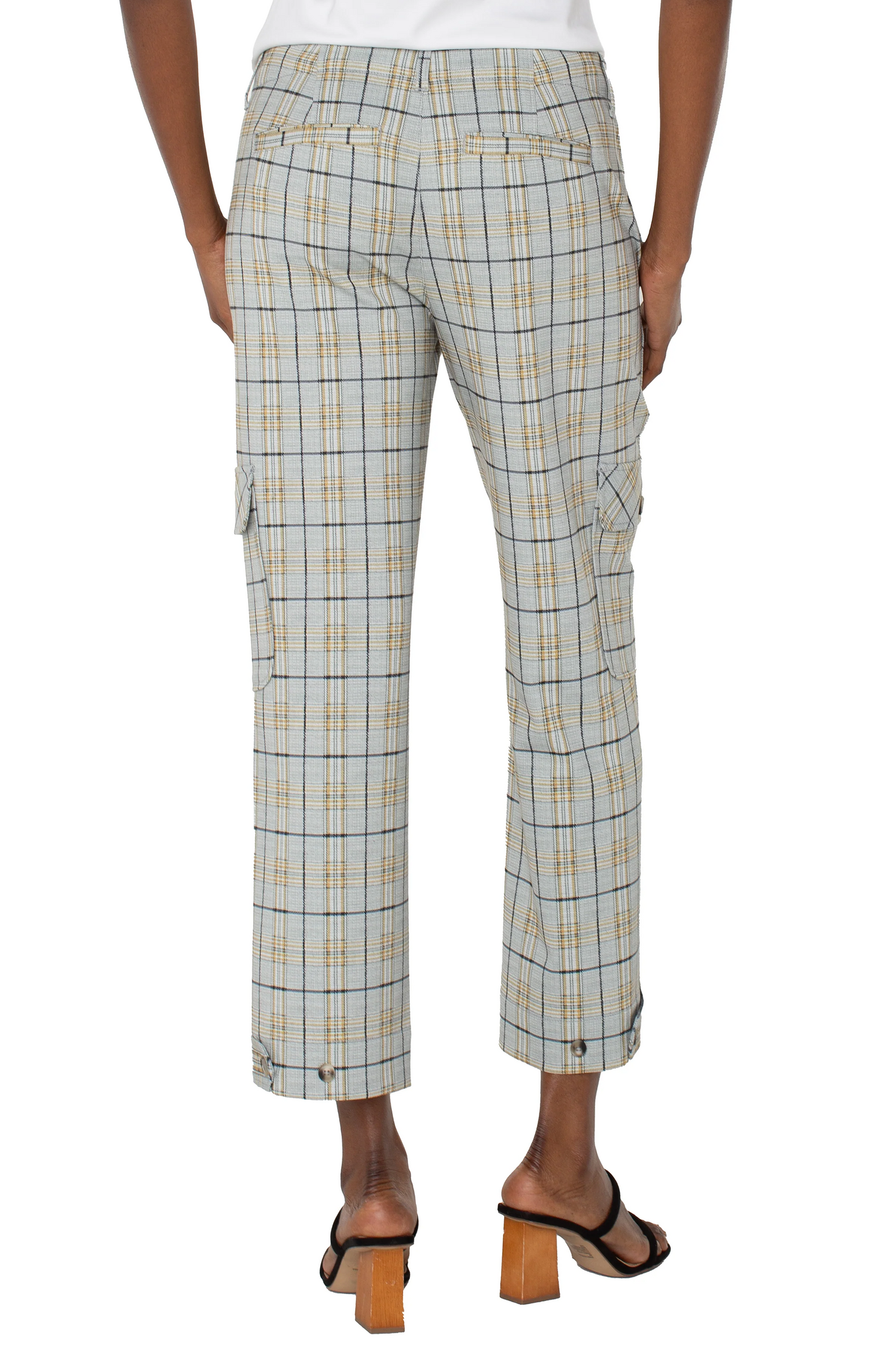 Utility Cargo Crop with Tab Hem