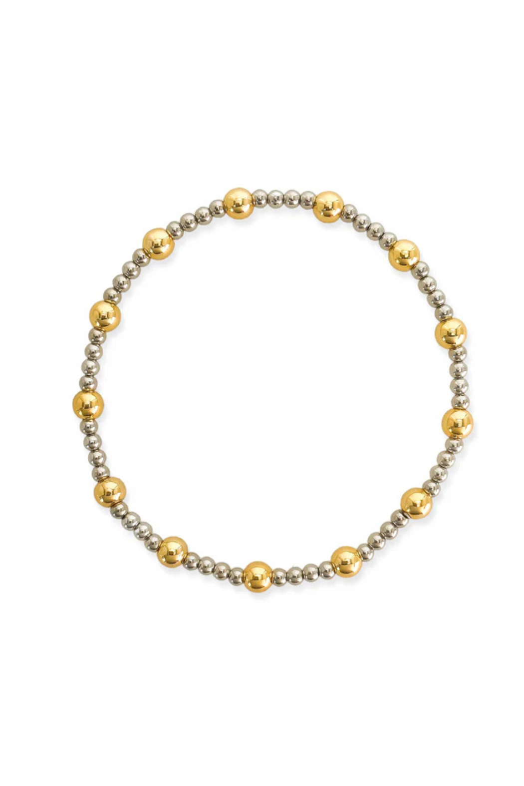 Two Tone Stretch Bracelet