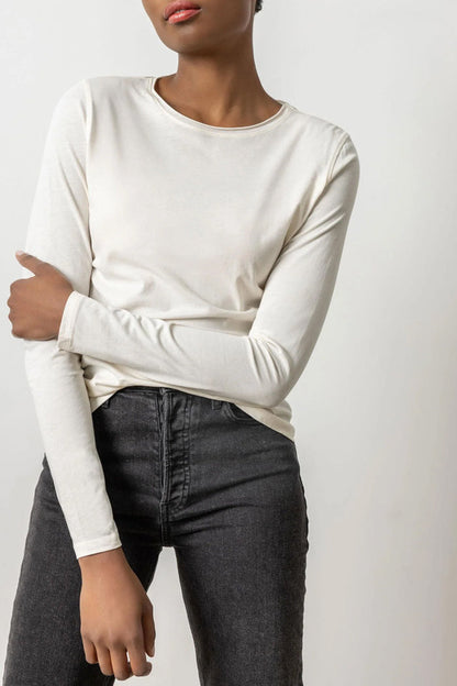 Rolled Edge Crewneck