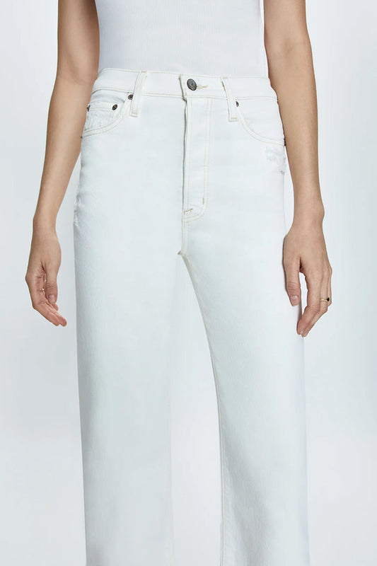 CASSIE CROP SUPER HIGH RISE STRAIGHT JEAN