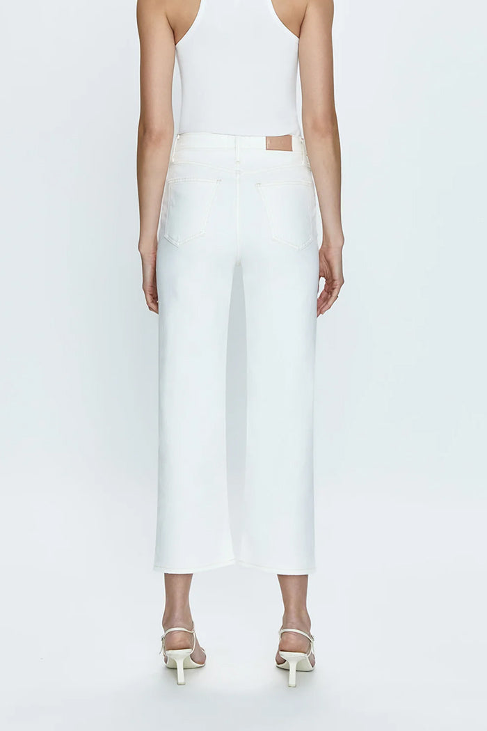 CASSIE CROP SUPER HIGH RISE STRAIGHT JEAN