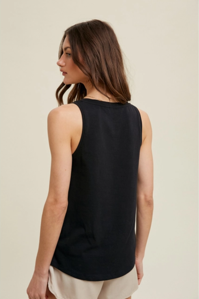 Cotton Scoop Neck Tank