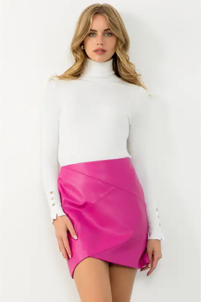 Mini Leather Skirt