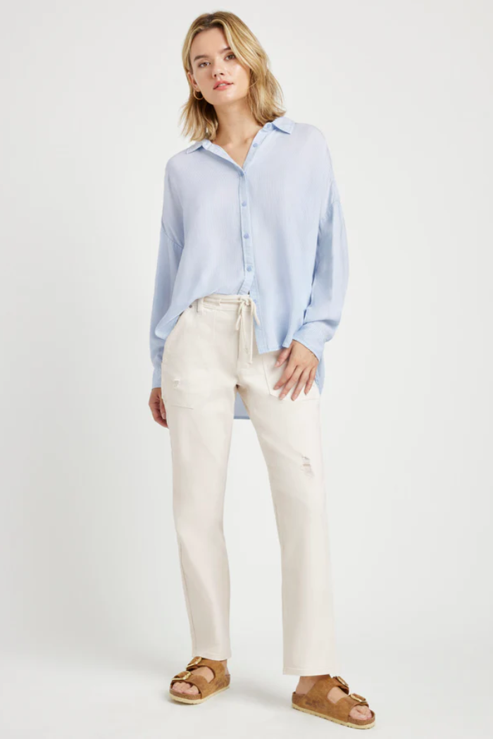 Ella Stripe Button Down