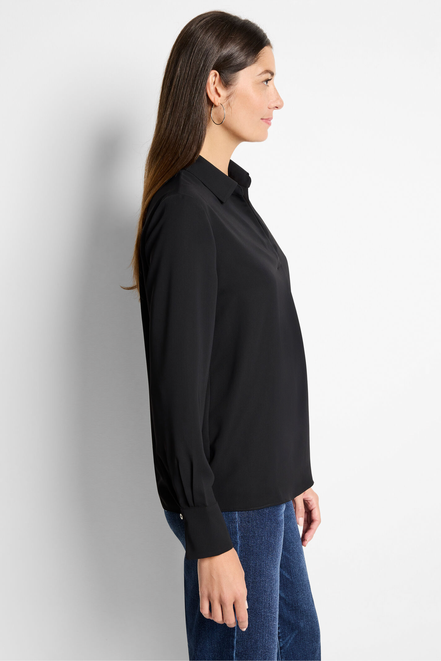 Easy Popover Shirt - Black Onyx