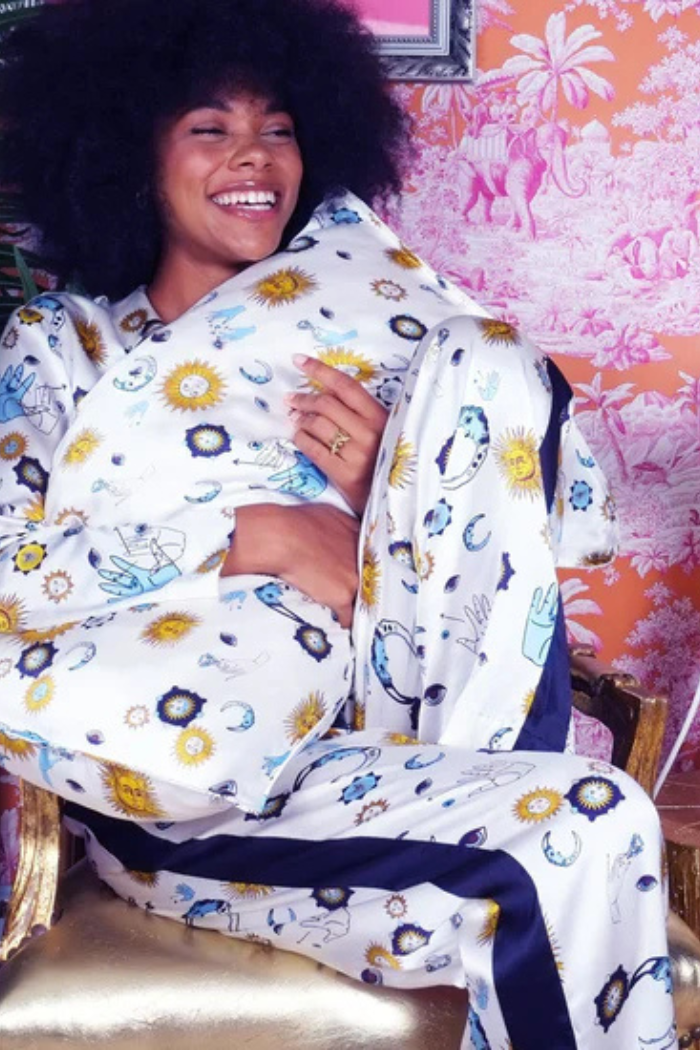 Silk Pillowcase/ "Kiss the Sky"