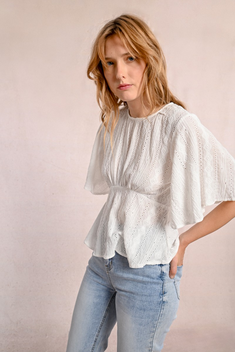 English Embroidery Top