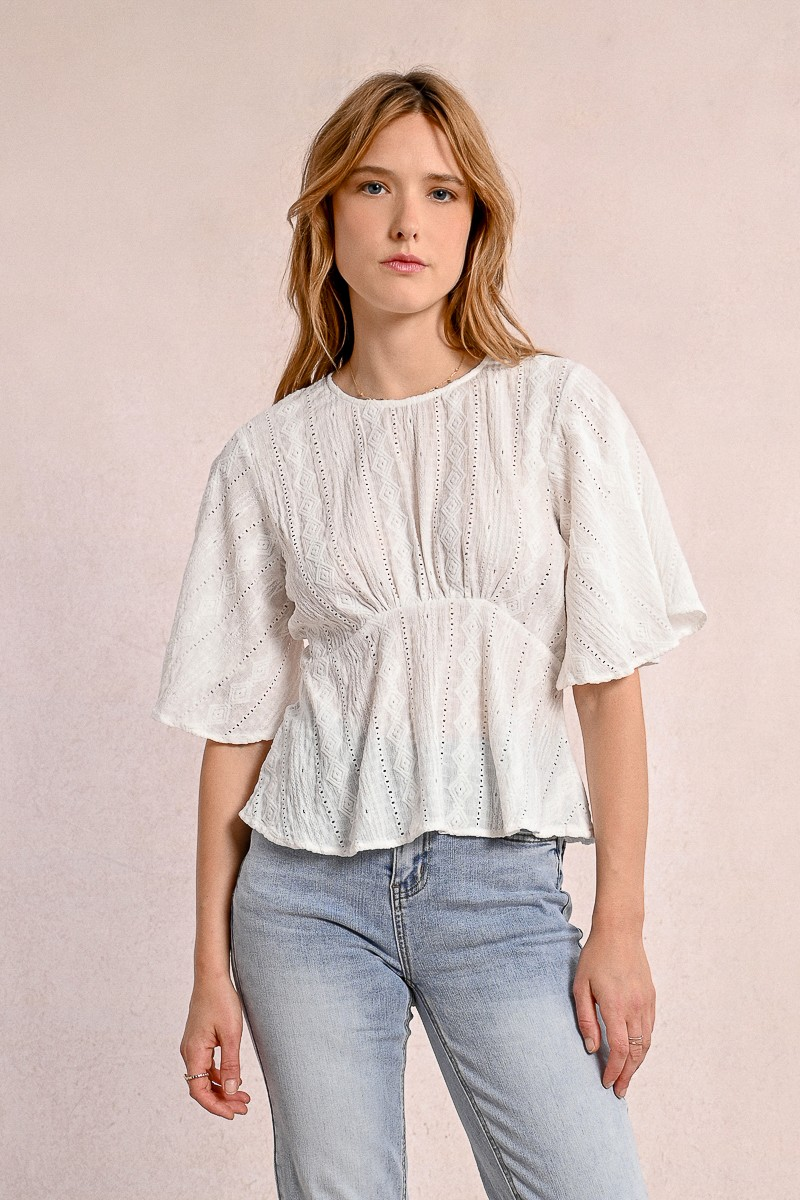 English Embroidery Top
