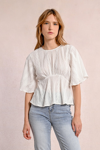 English Embroidery Top