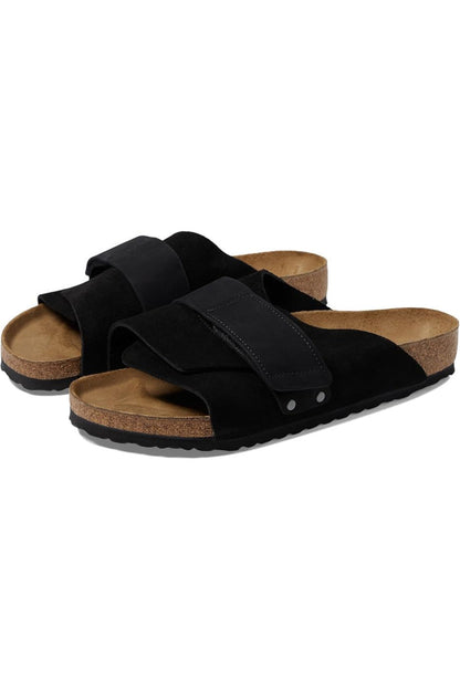 Birkenstock Kyoto Narrow Width in Black Suede