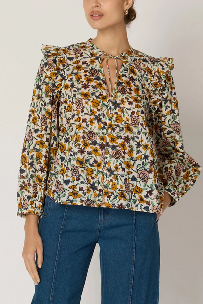 Malin Blouse- Wild Cosmos