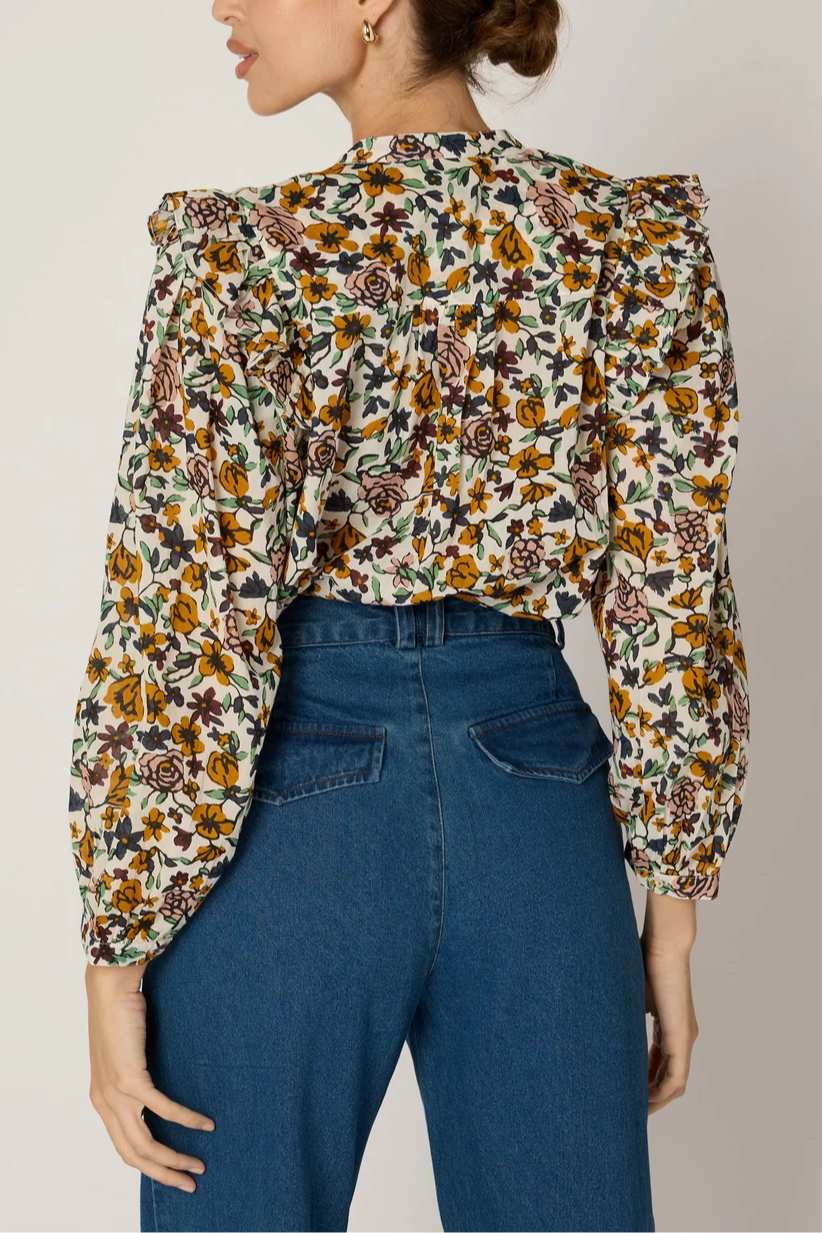 Malin Blouse- Wild Cosmos