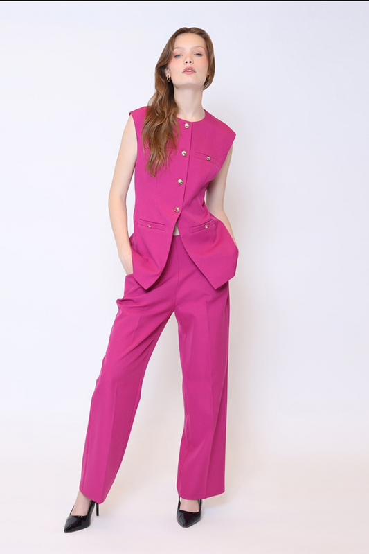 Pull On Elastic Back Pant