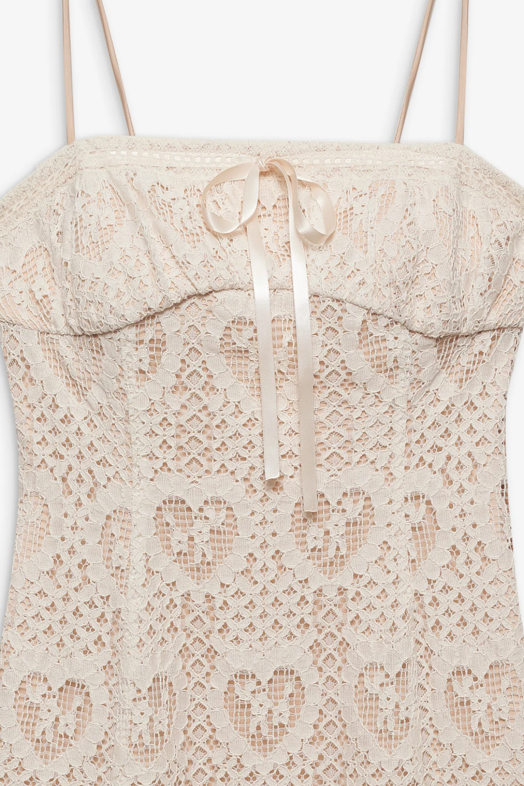 Claire Lace Heart Mini Dress