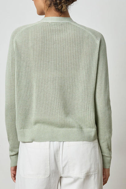 Saddle Sleeve V Neck Cardigan