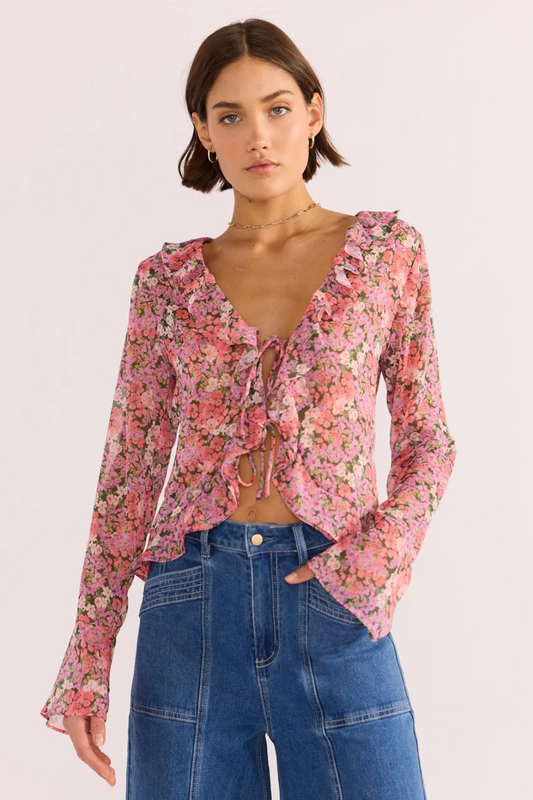 Amelia Ruffle Blouse