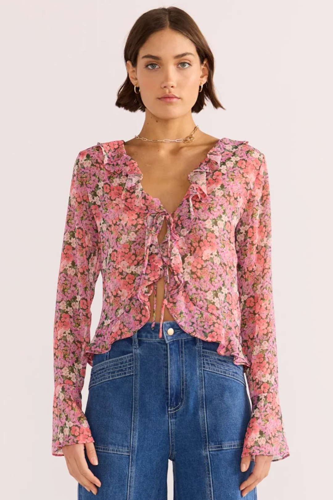 Amelia Ruffle Blouse