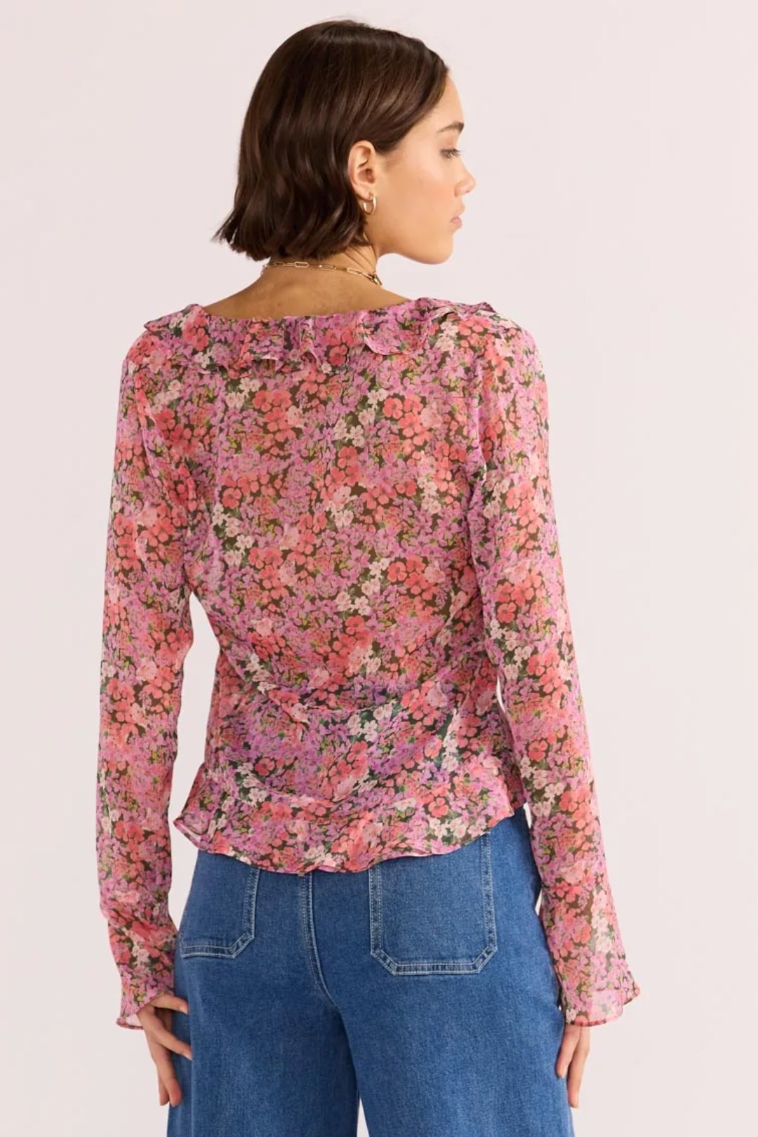 Amelia Ruffle Blouse
